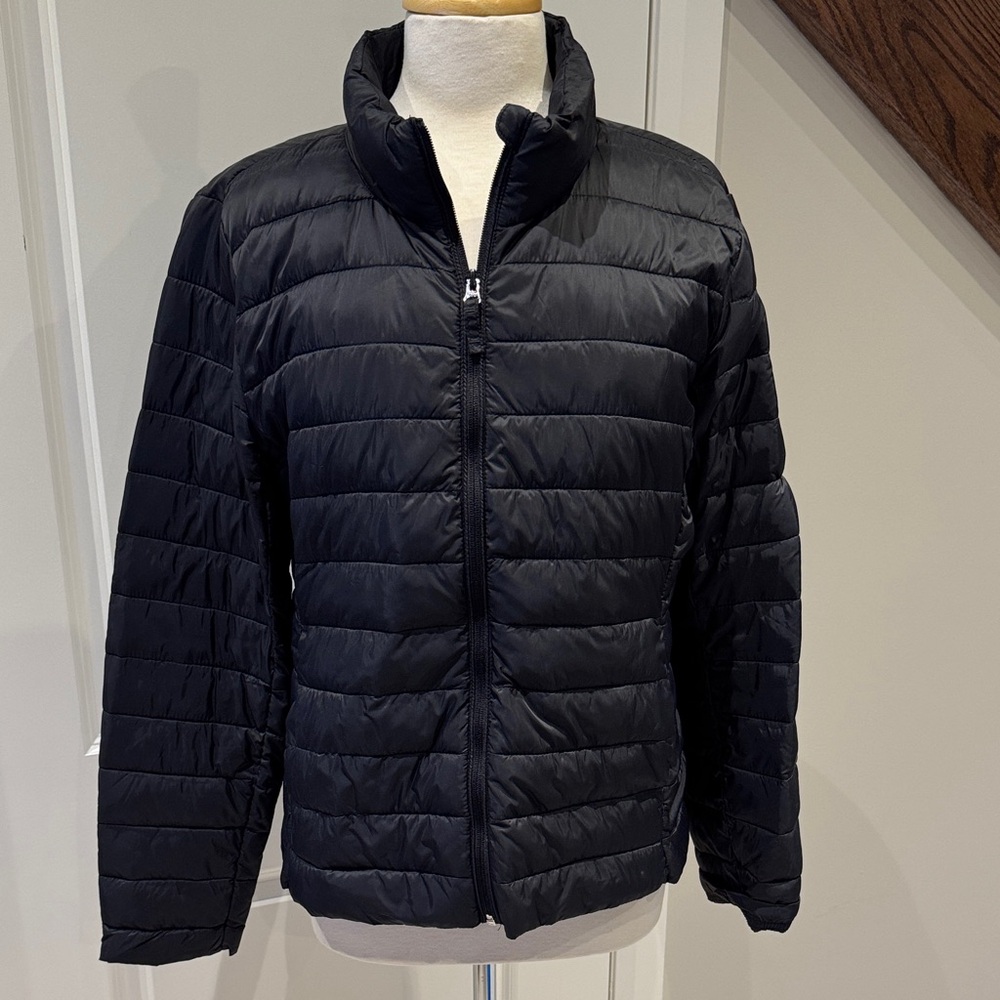 Old Navy Women's Black Puffer Jacket, size L